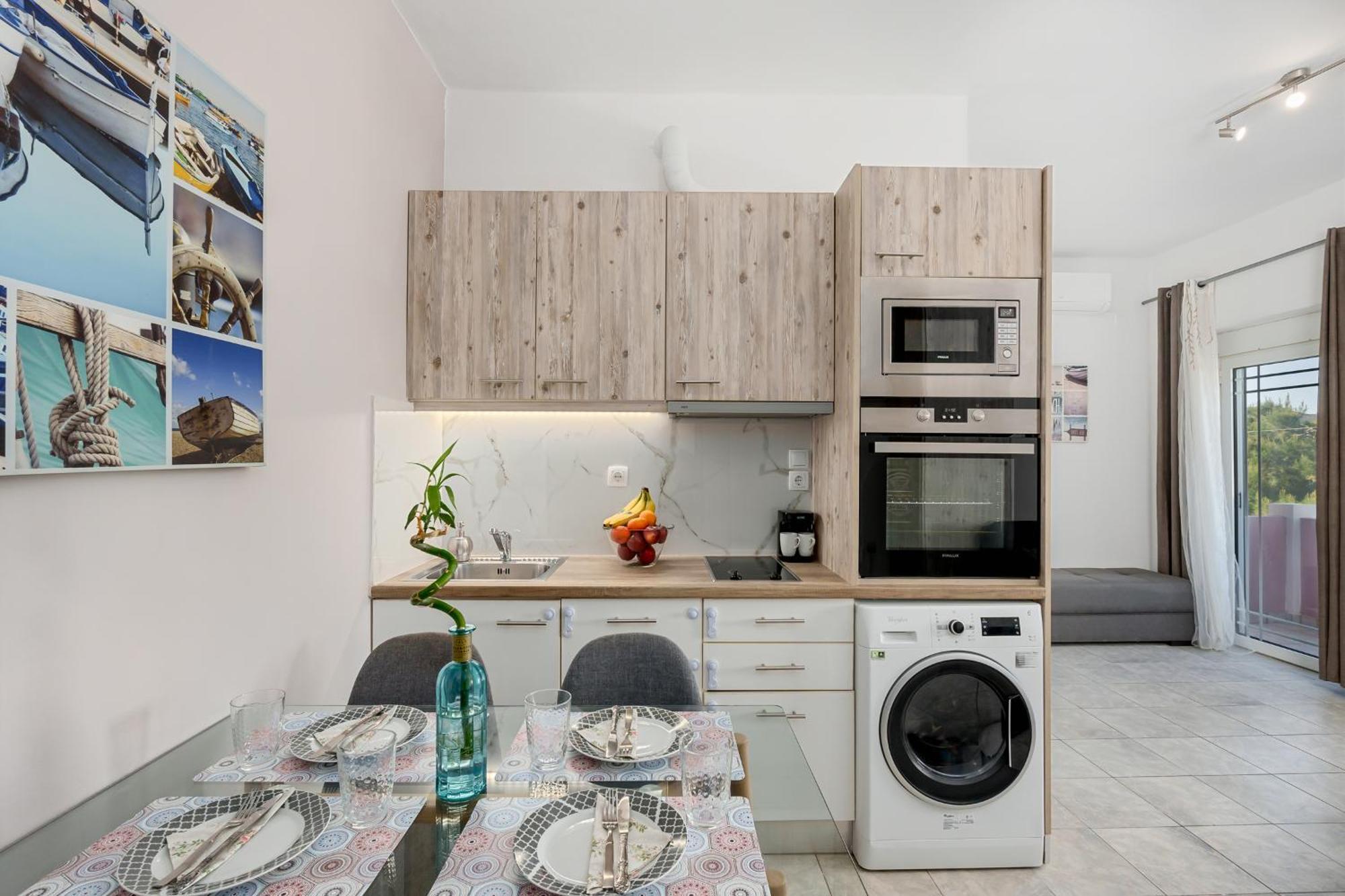 Nikos Apartments Agia Marina 외부 사진